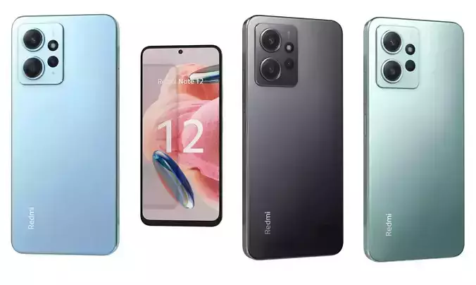 Xiaomi Redmi Note 12 4G All Colors