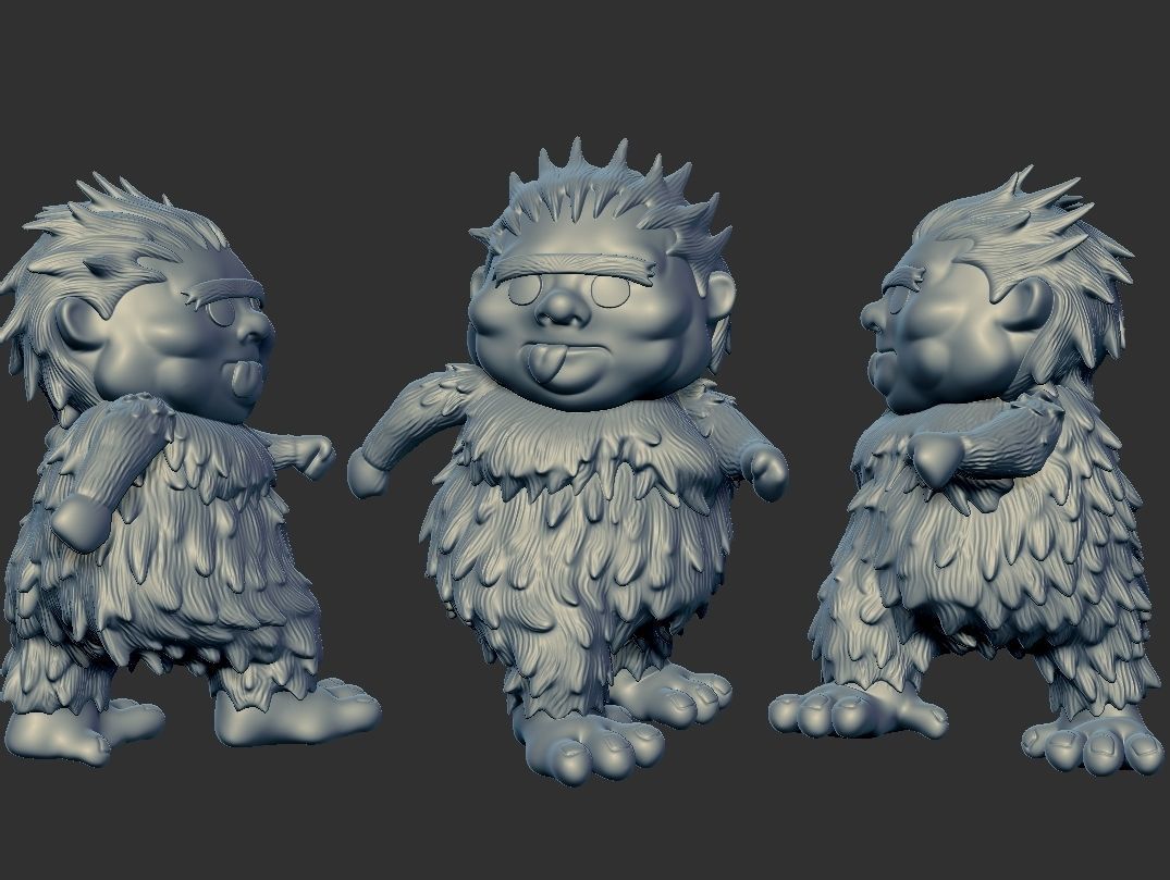 3D cartoon model 3D print model_1