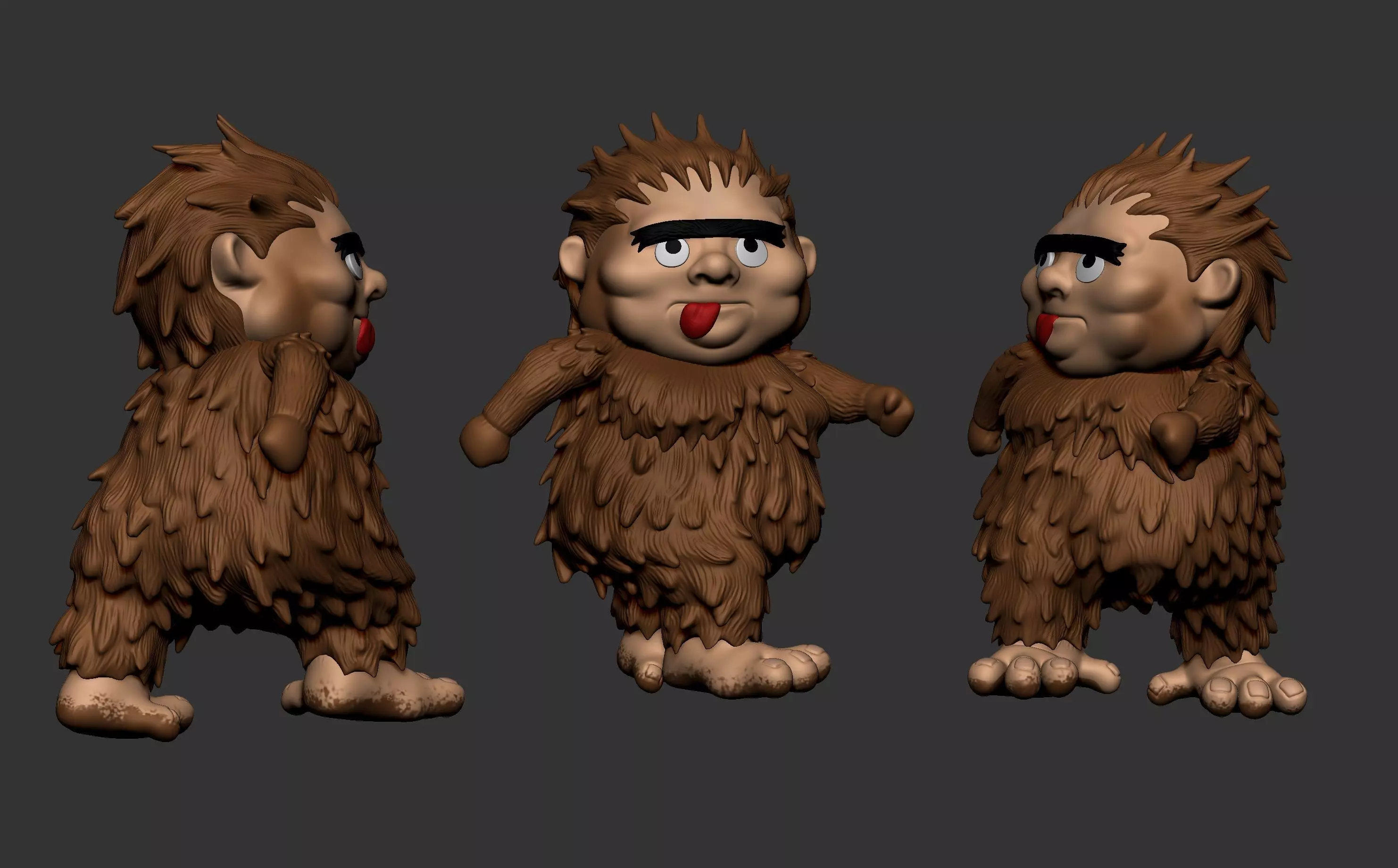 3D cartoon model 3D print model_0