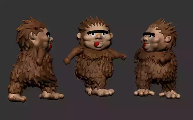 3D cartoon model 3D print model