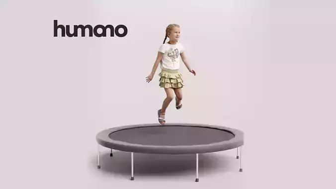Humano Playing Kid 1005 3D model