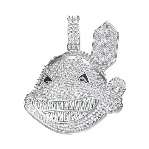 Beautiful Baby Shark Diamond Hip Hop Pendant