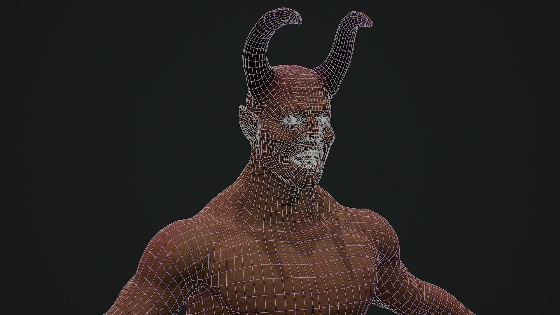 Kentaur Low-poly 3D model_9