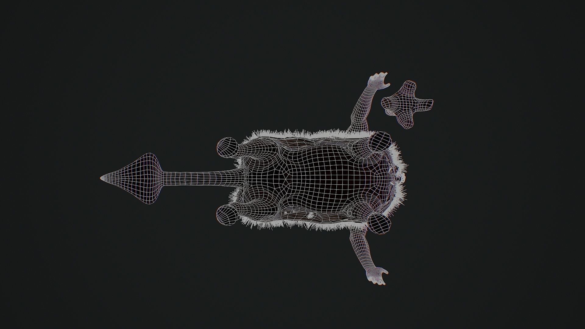 Kentaur Low-poly 3D model_15