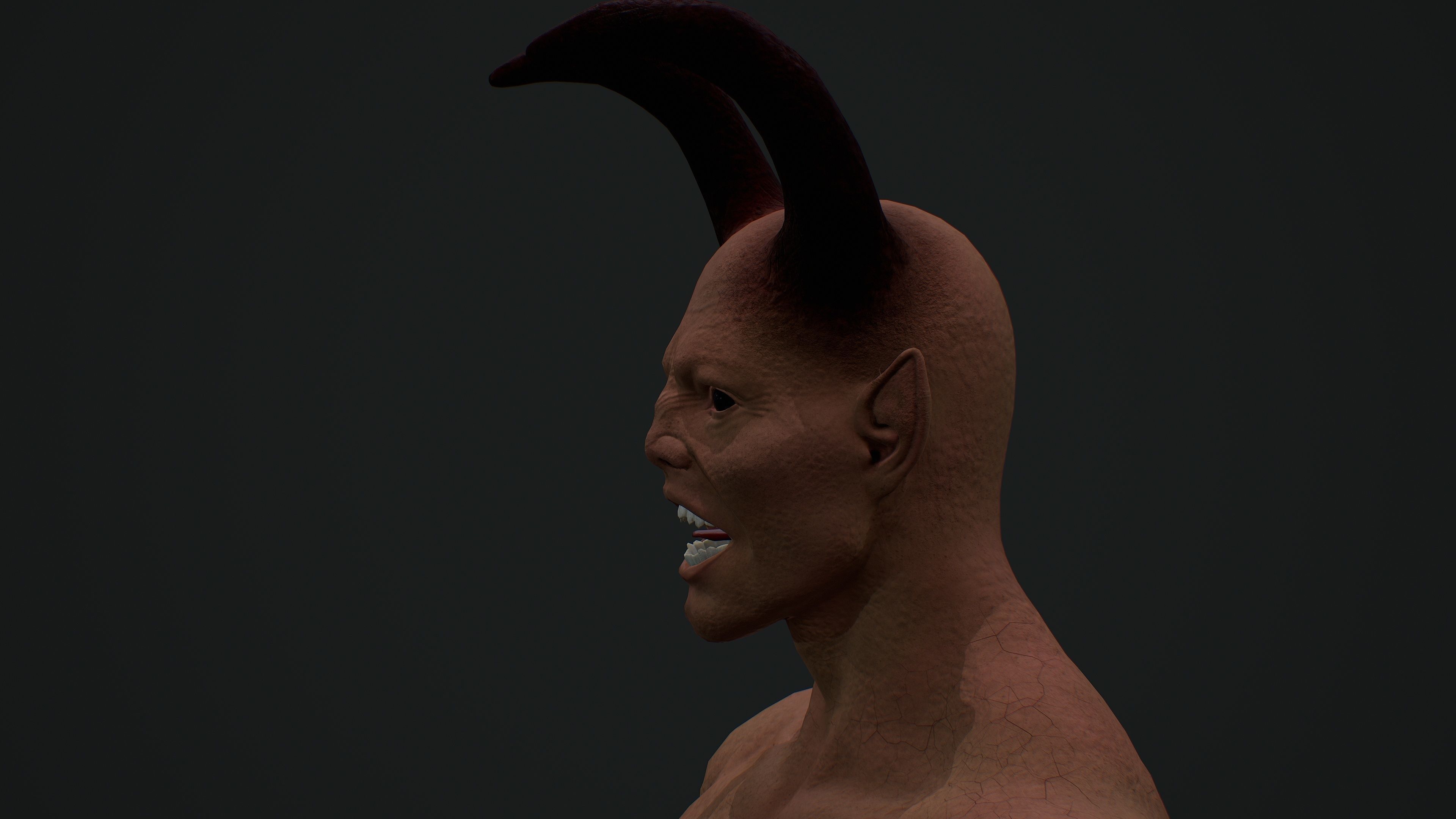 Kentaur Low-poly 3D model_5