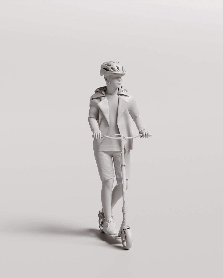 Humano Playing Kid 1007 3D model_3