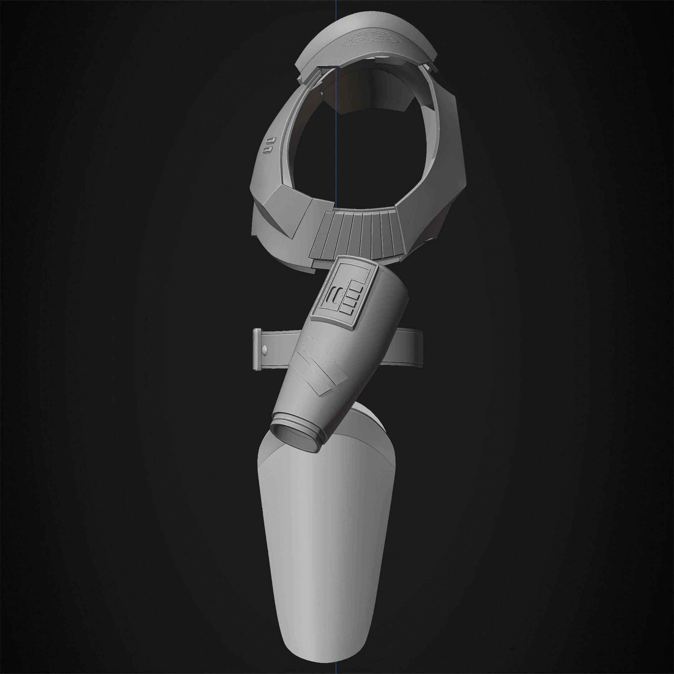 Star Wars Jedi Fallen Order Inquisitor Armor for Cosplay 3D print model_14