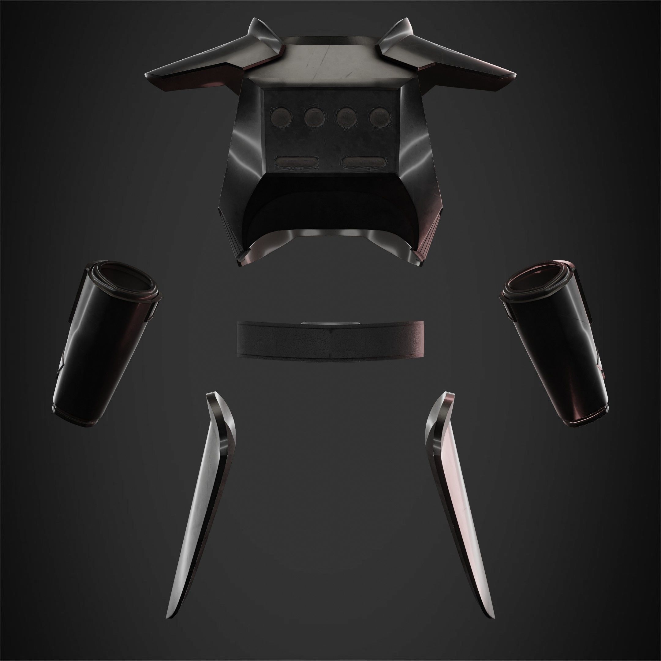 Star Wars Jedi Fallen Order Inquisitor Armor for Cosplay 3D print model_6