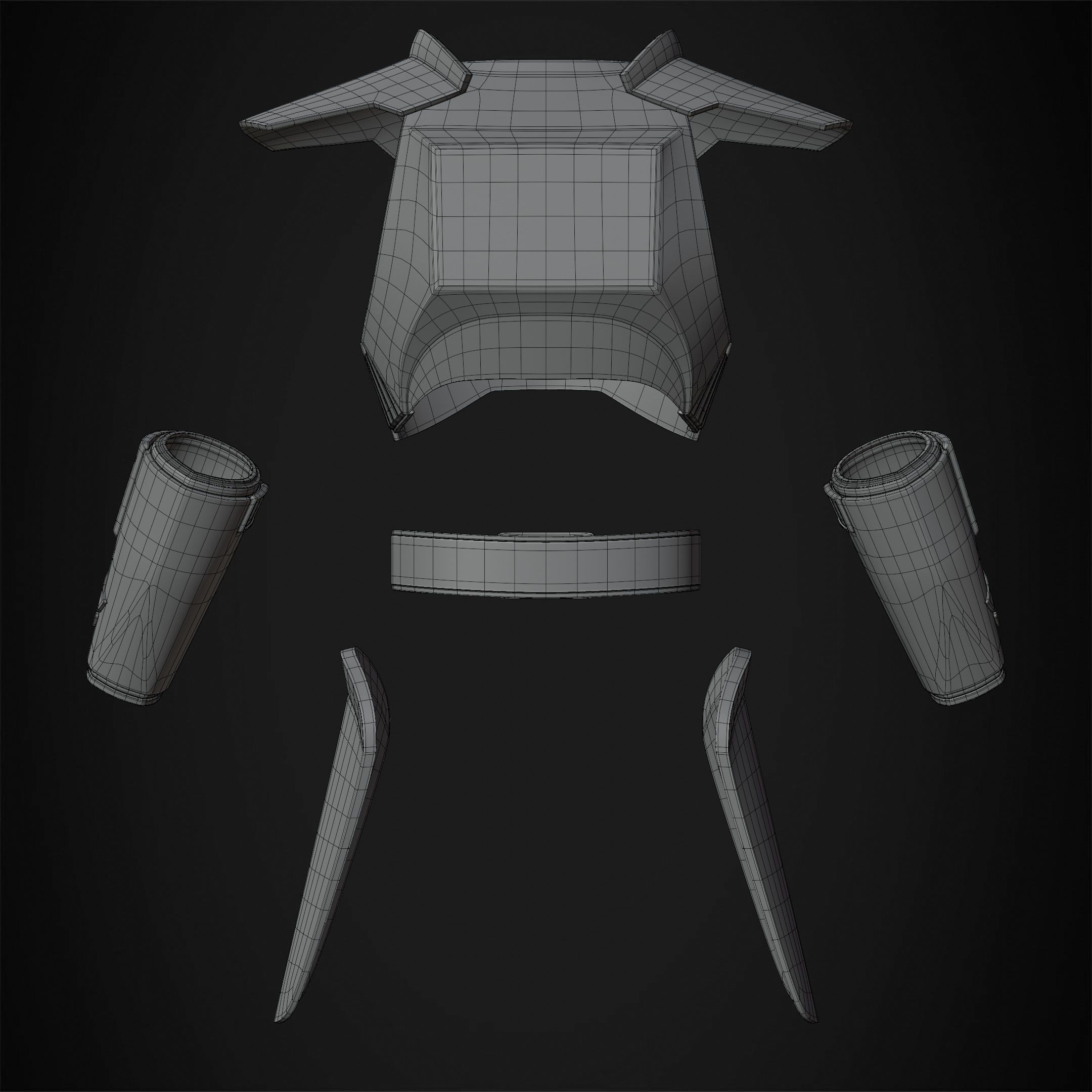 Star Wars Jedi Fallen Order Inquisitor Armor for Cosplay 3D print model_19