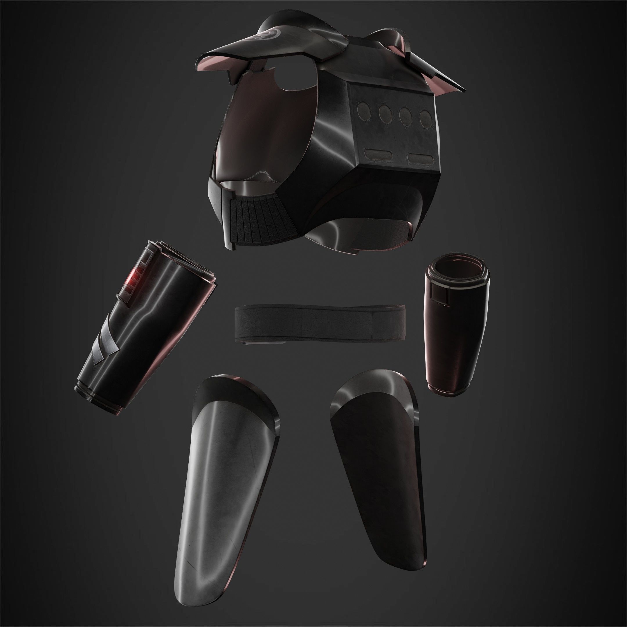 Star Wars Jedi Fallen Order Inquisitor Armor for Cosplay 3D print model_5