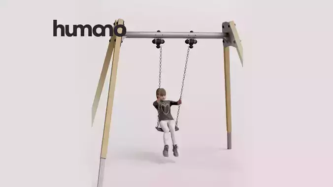 Humano Playing Kid 1013 3D model