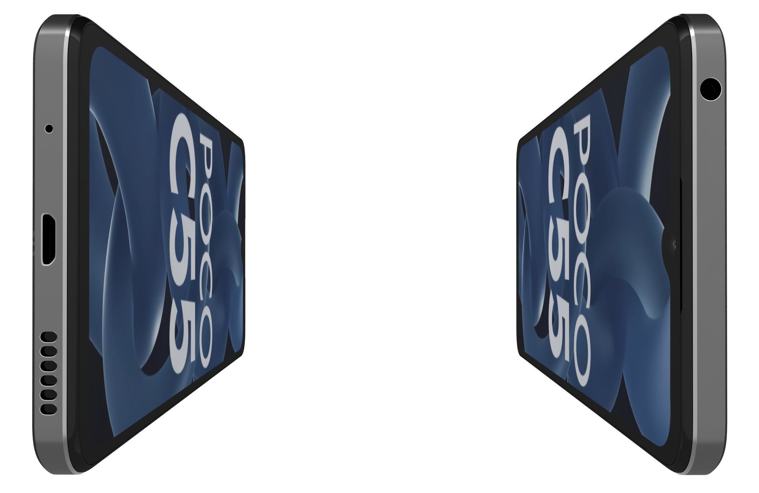 Xiaomi Poco C55 All Colors Low-poly 3D model_33