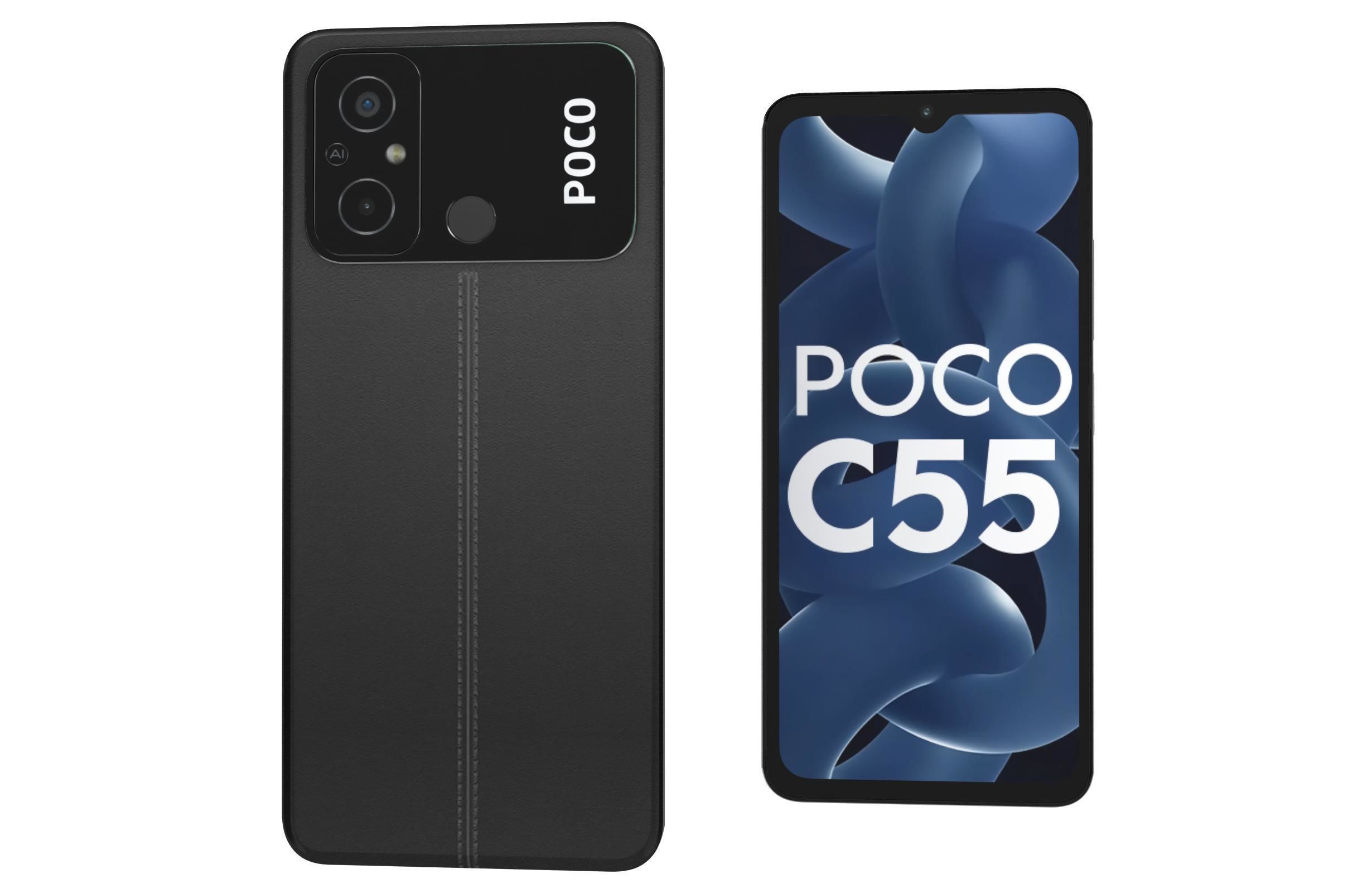 Xiaomi Poco C55 All Colors Low-poly 3D model_32