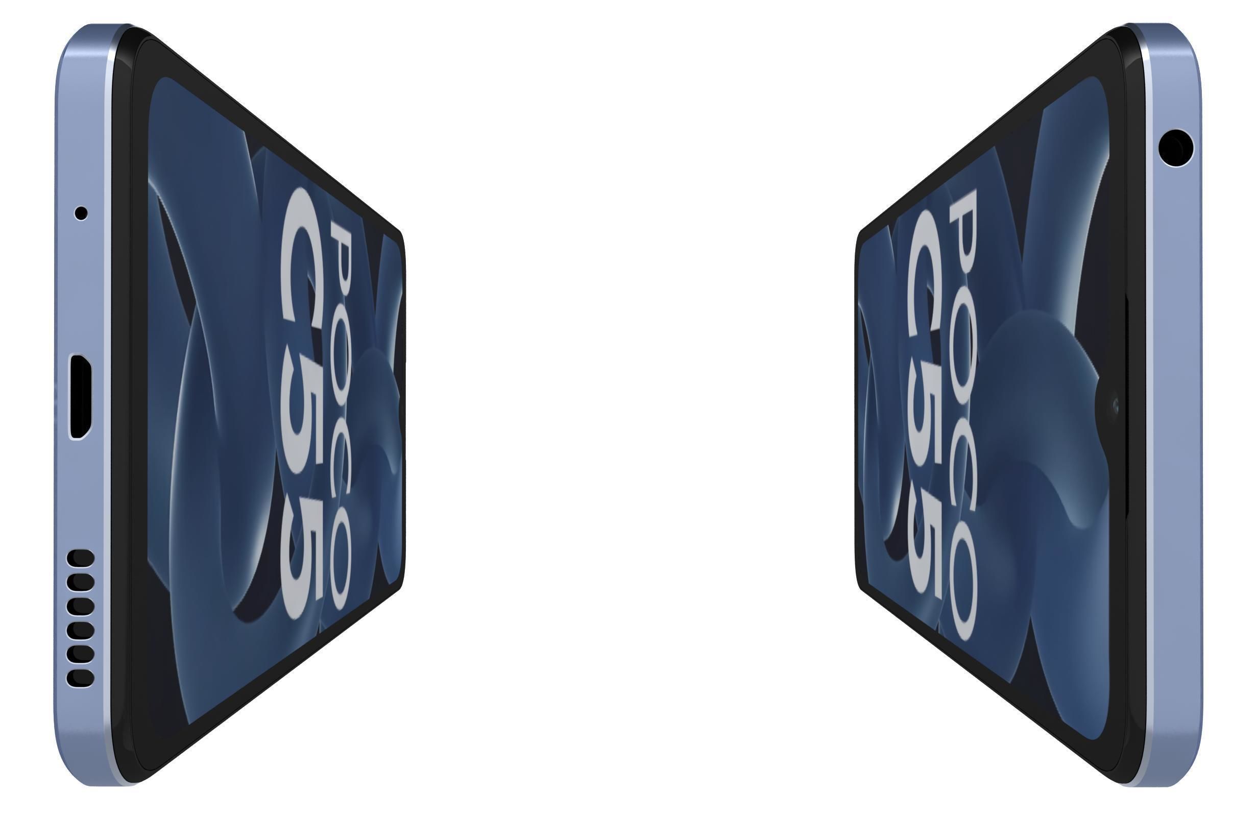 Xiaomi Poco C55 All Colors Low-poly 3D model_9