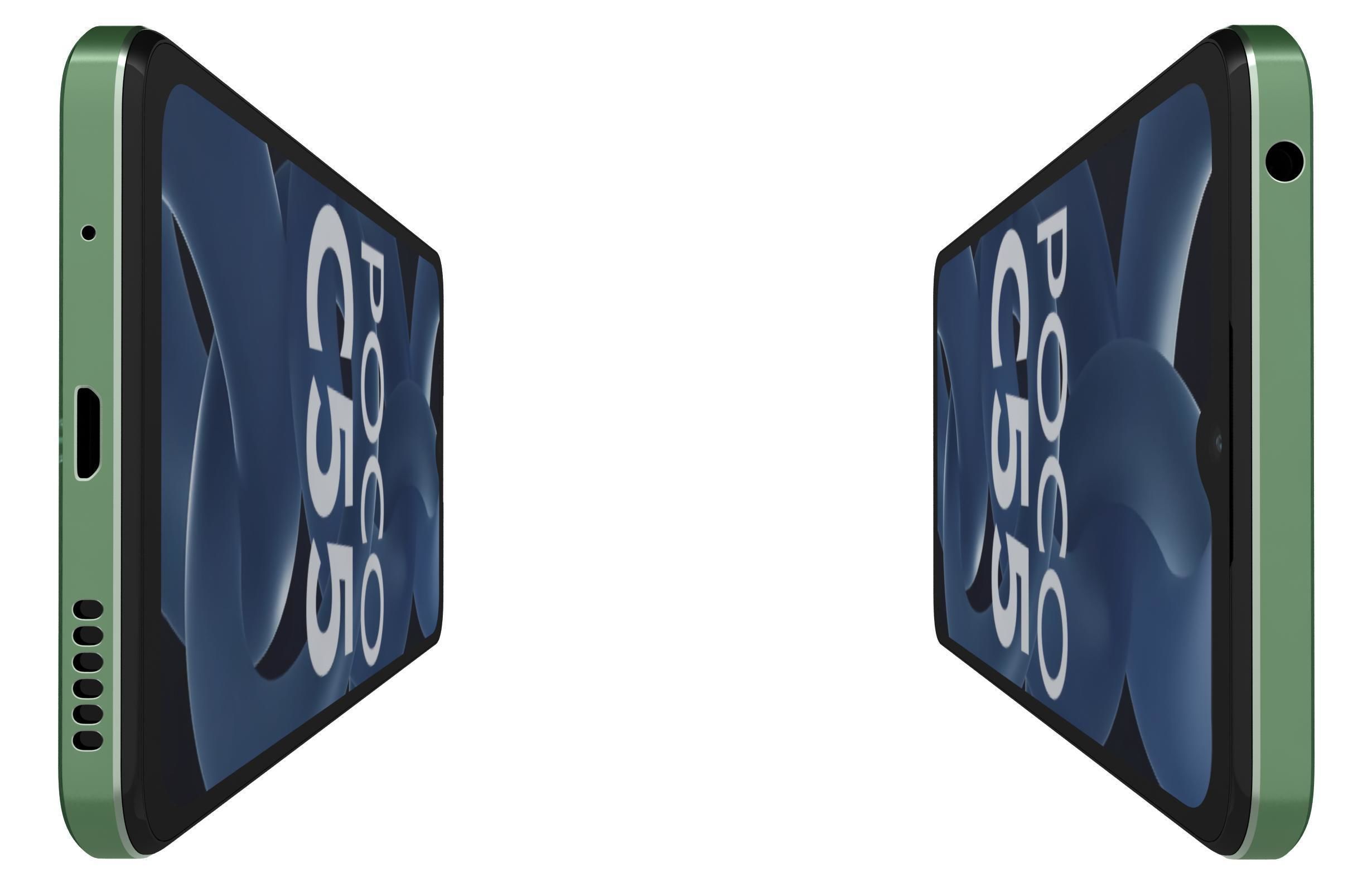 Xiaomi Poco C55 All Colors Low-poly 3D model_21