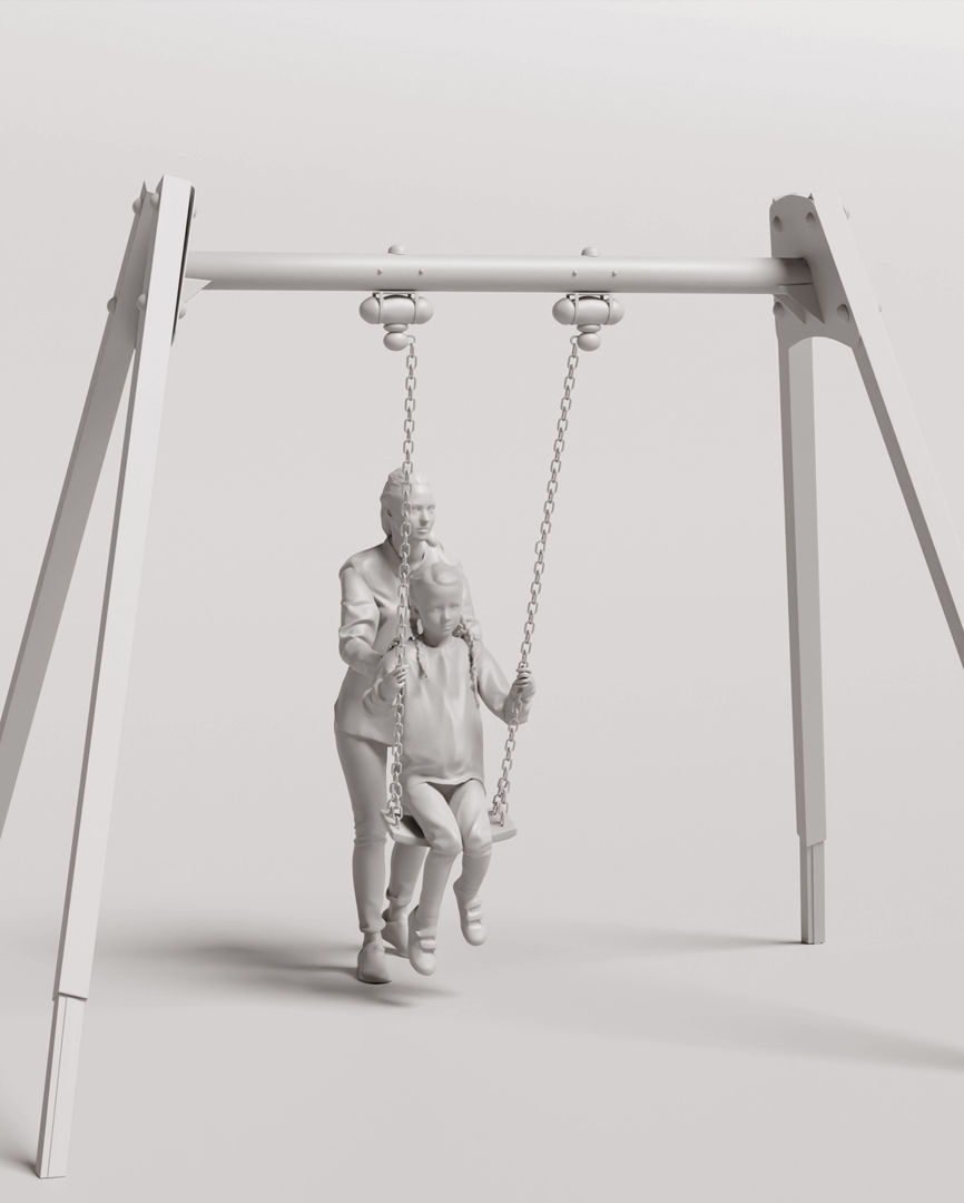 Humano Playing Kid 101112 3D model_3