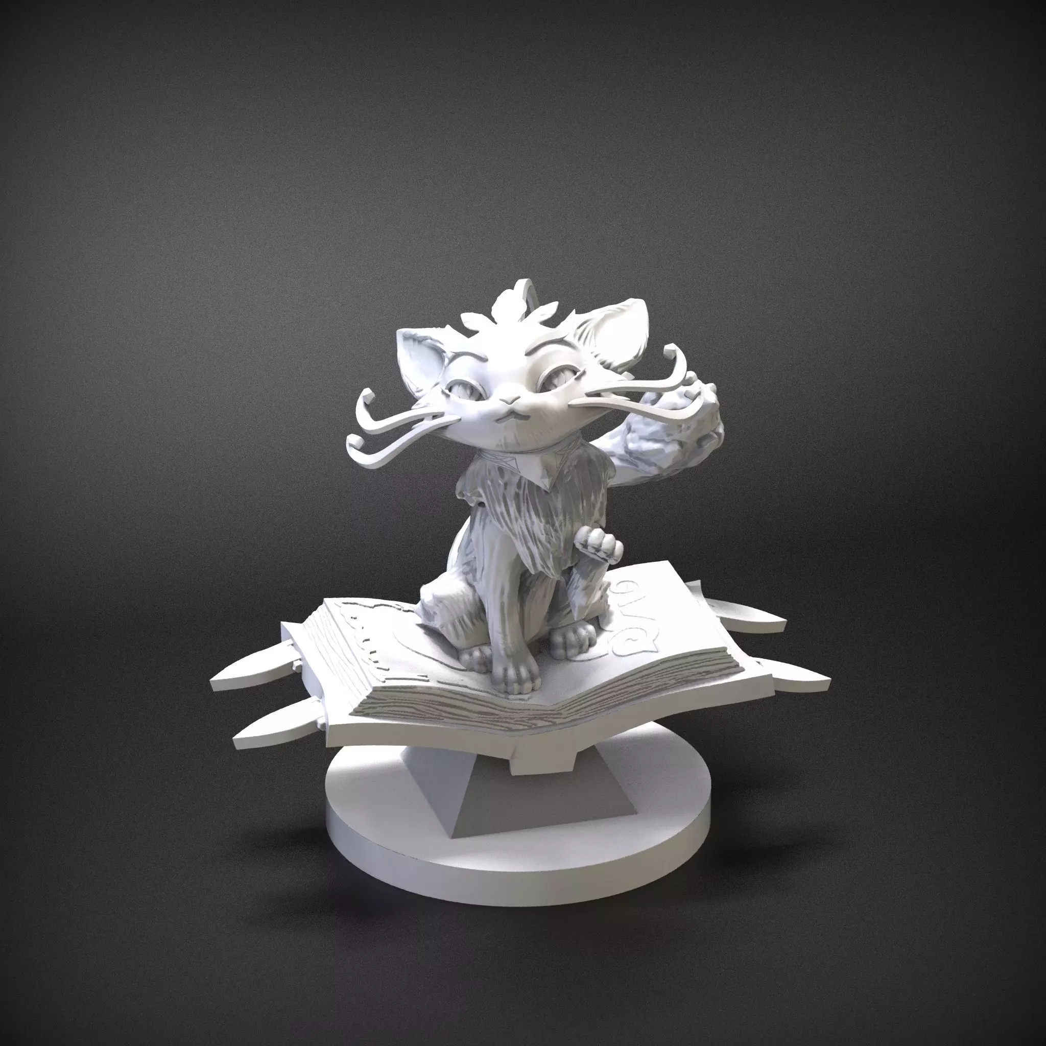 STL Yuumi 3d model to print League of legends 3D print model_0