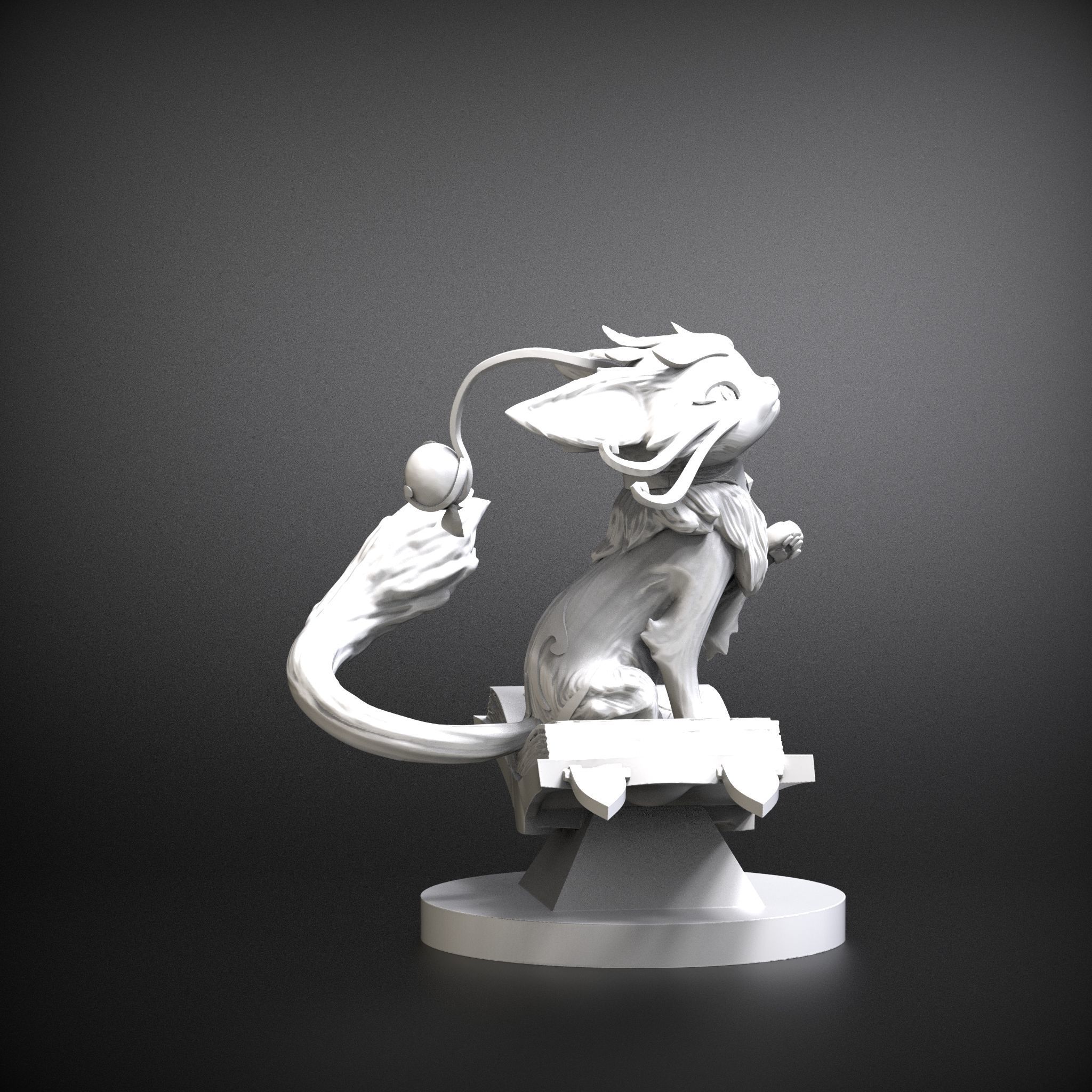 STL Yuumi 3d model to print League of legends 3D print model_3