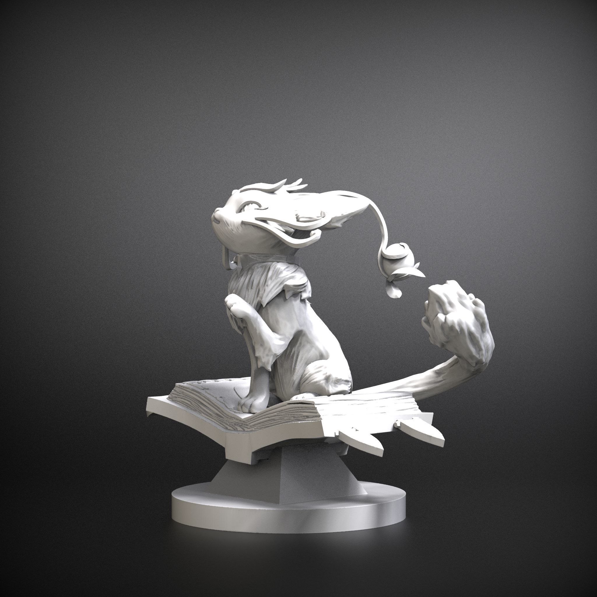 STL Yuumi 3d model to print League of legends 3D print model_6