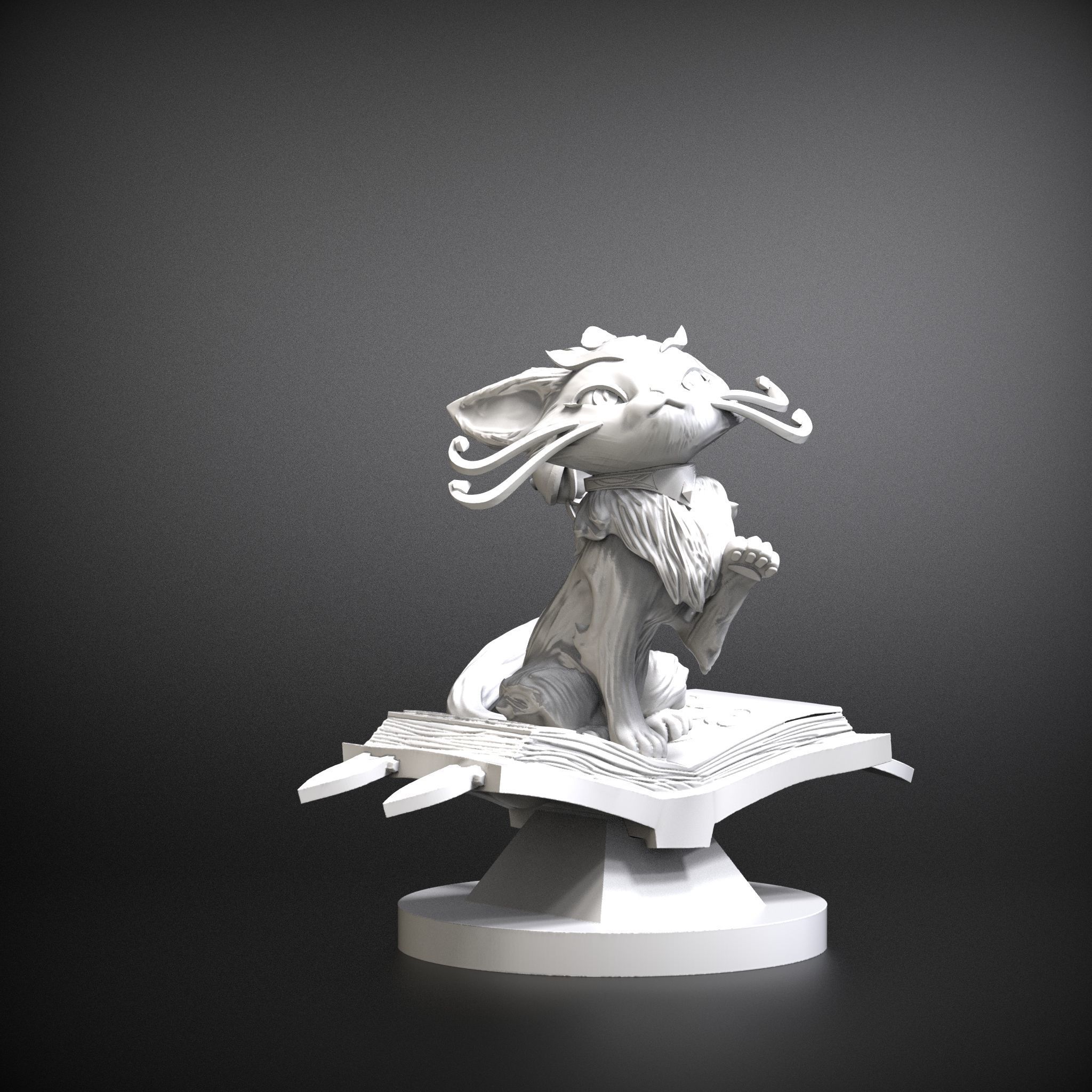 STL Yuumi 3d model to print League of legends 3D print model_2