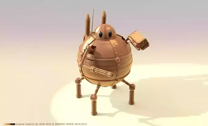 Old KA02 ROBOT  3D model