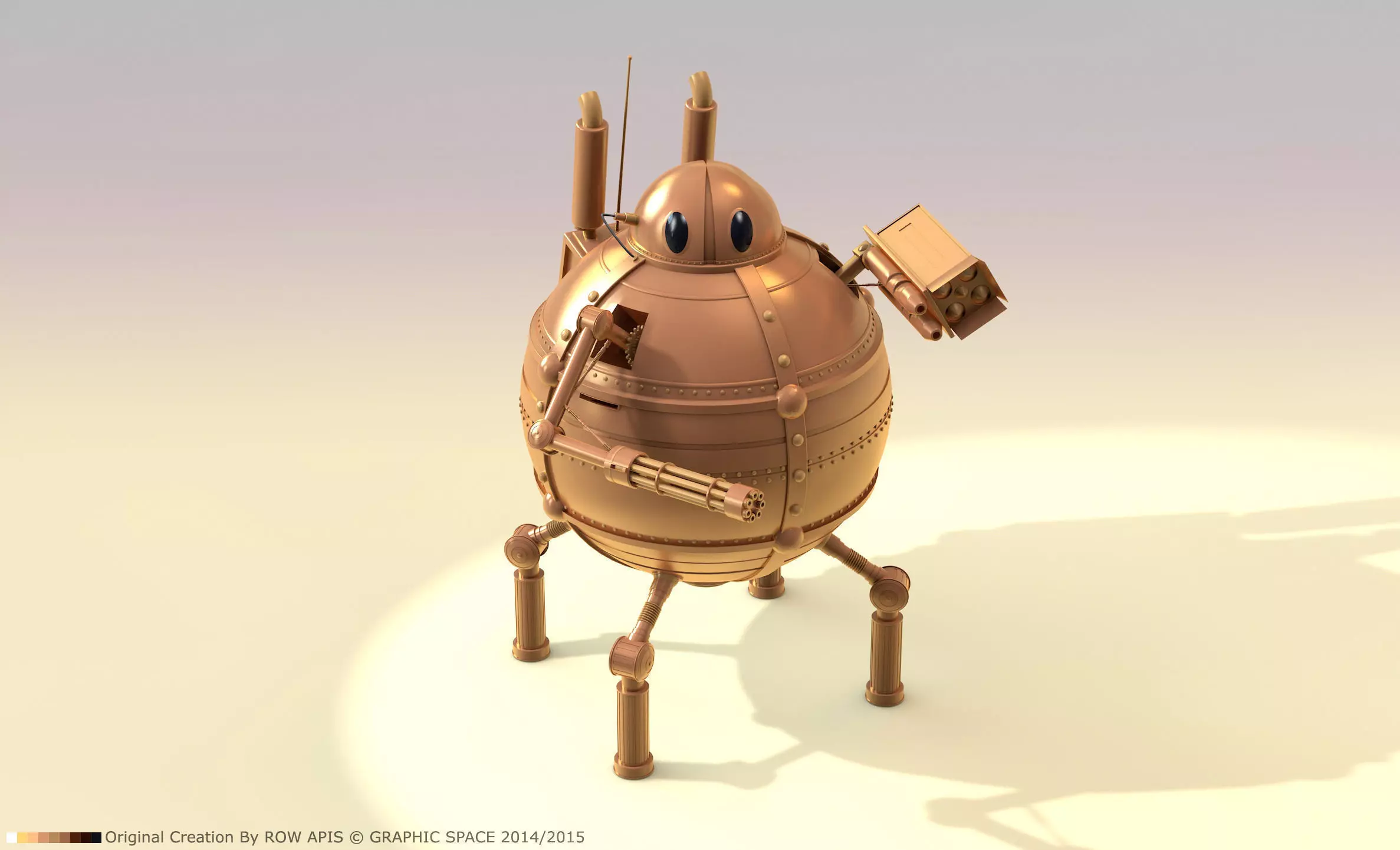 Old KA02 ROBOT  3D model_0