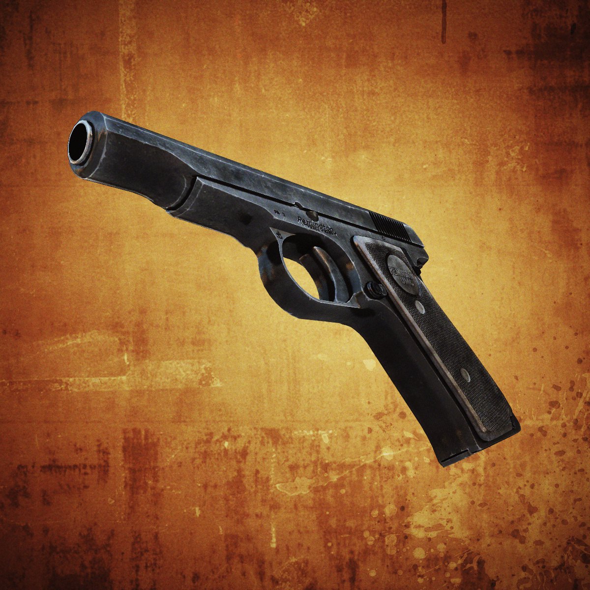 Remington Model 51 Low-poly 3D model_3