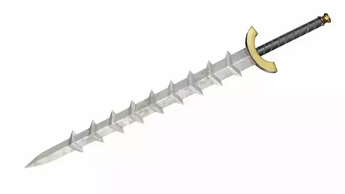 Spiked sword