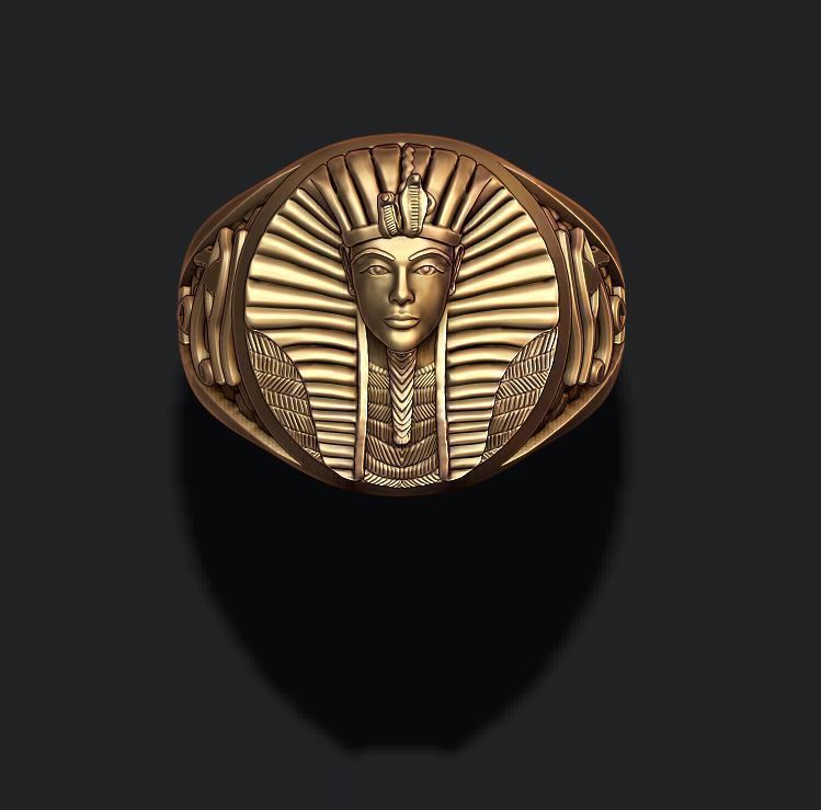 ring pharaoh 3D print model_2