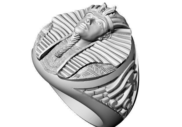 ring pharaoh 3D print model_3