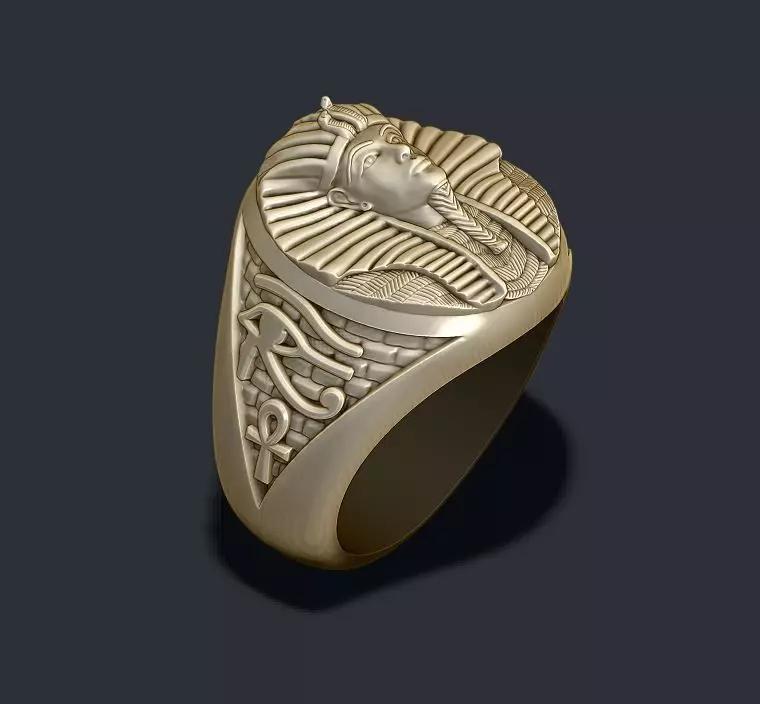 ring pharaoh 3D print model_0