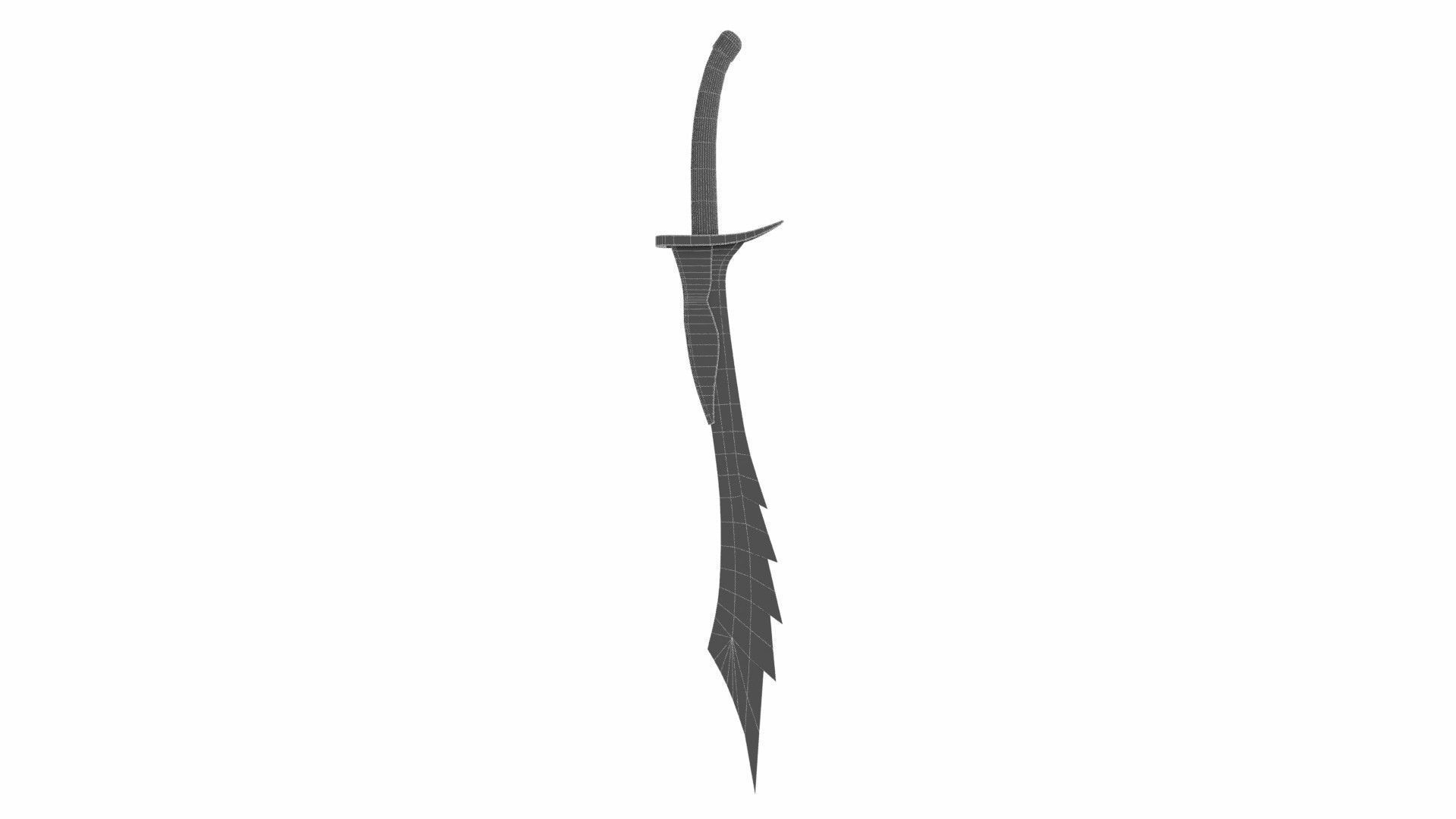Collection of 12 special swords 3D model_12