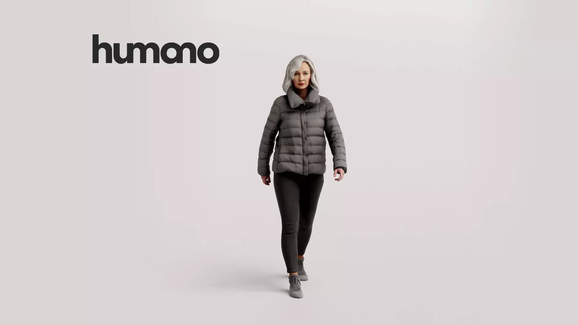 Humano Winter Autumn Woman 1105 3D model
