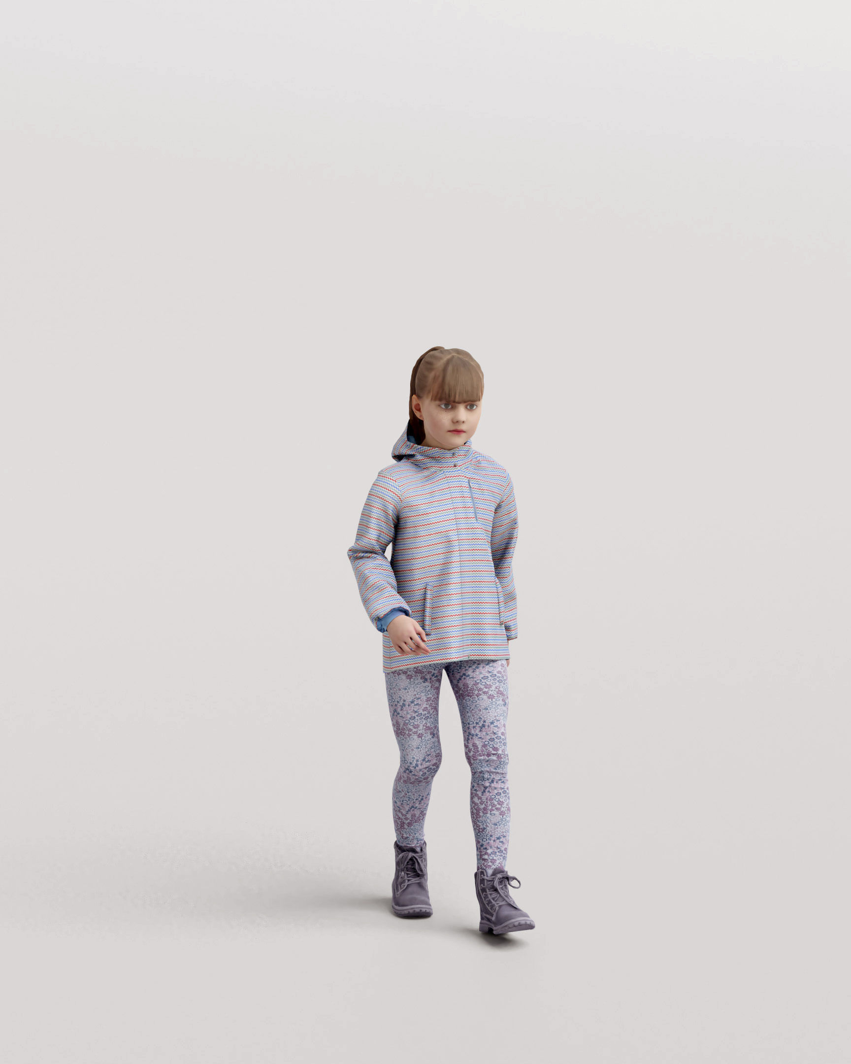 Humano Winter Autumn Kid 1102 3D model_2