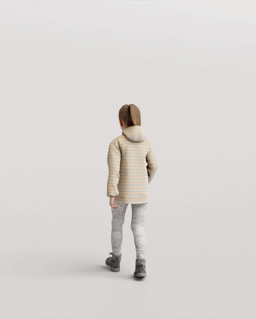 Humano Winter Autumn Kid 1102 3D model_5
