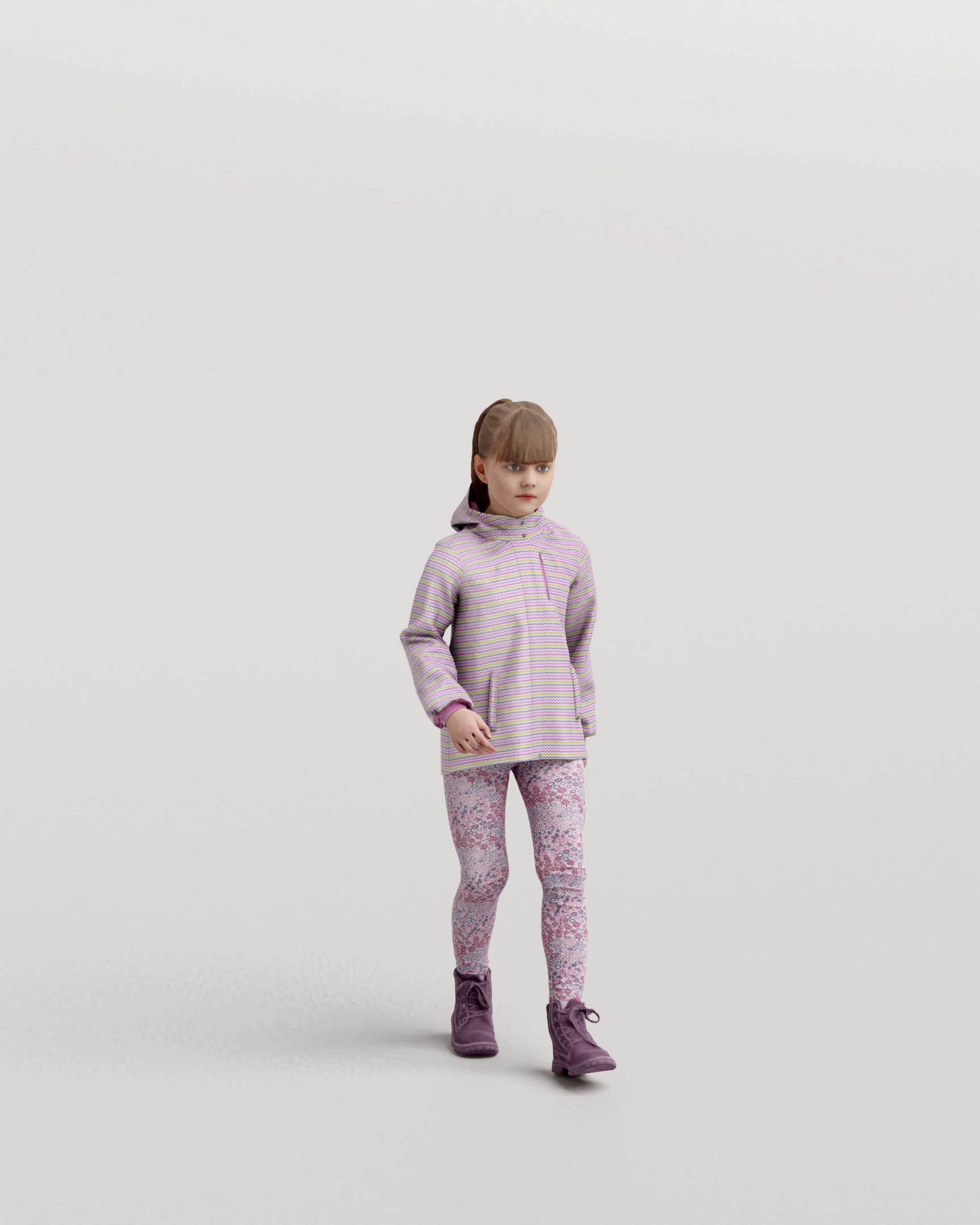 Humano Winter Autumn Kid 1102 3D model_4