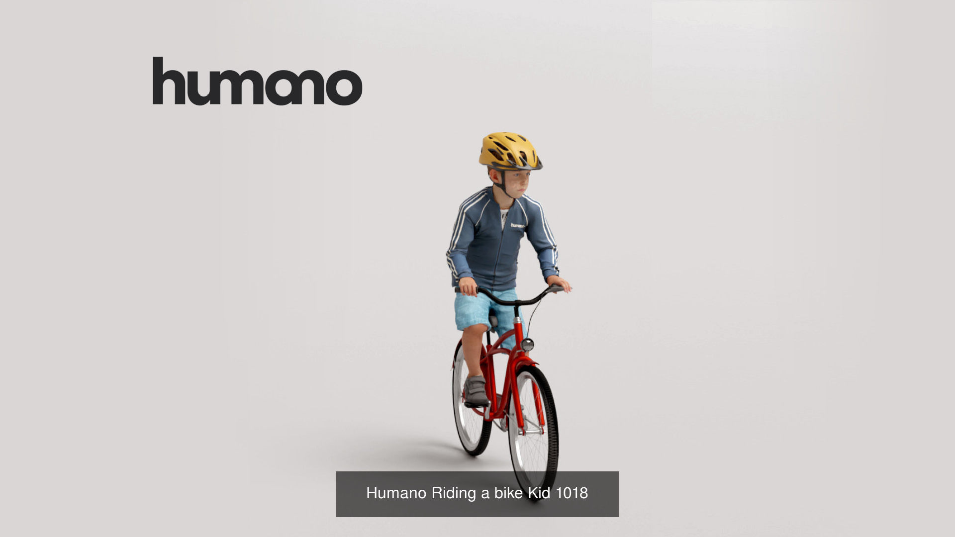 Humano 5-Pack - PLAYING KIDS - PLAYGROUND- 5x 3D models A 3D Model Collection_5