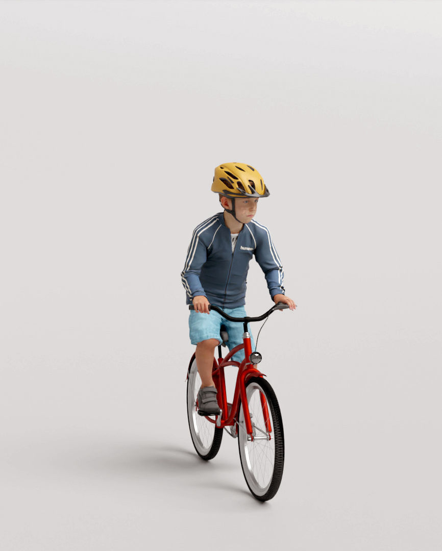 Humano 5-Pack - PLAYING KIDS - PLAYGROUND- 5x 3D models A 3D Model Collection_34