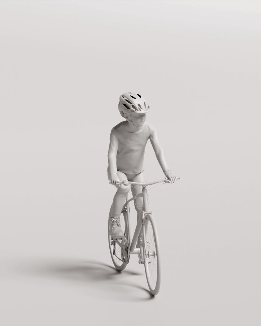 Humano 5-Pack - PLAYING KIDS - PLAYGROUND- 5x 3D models A 3D Model Collection_32