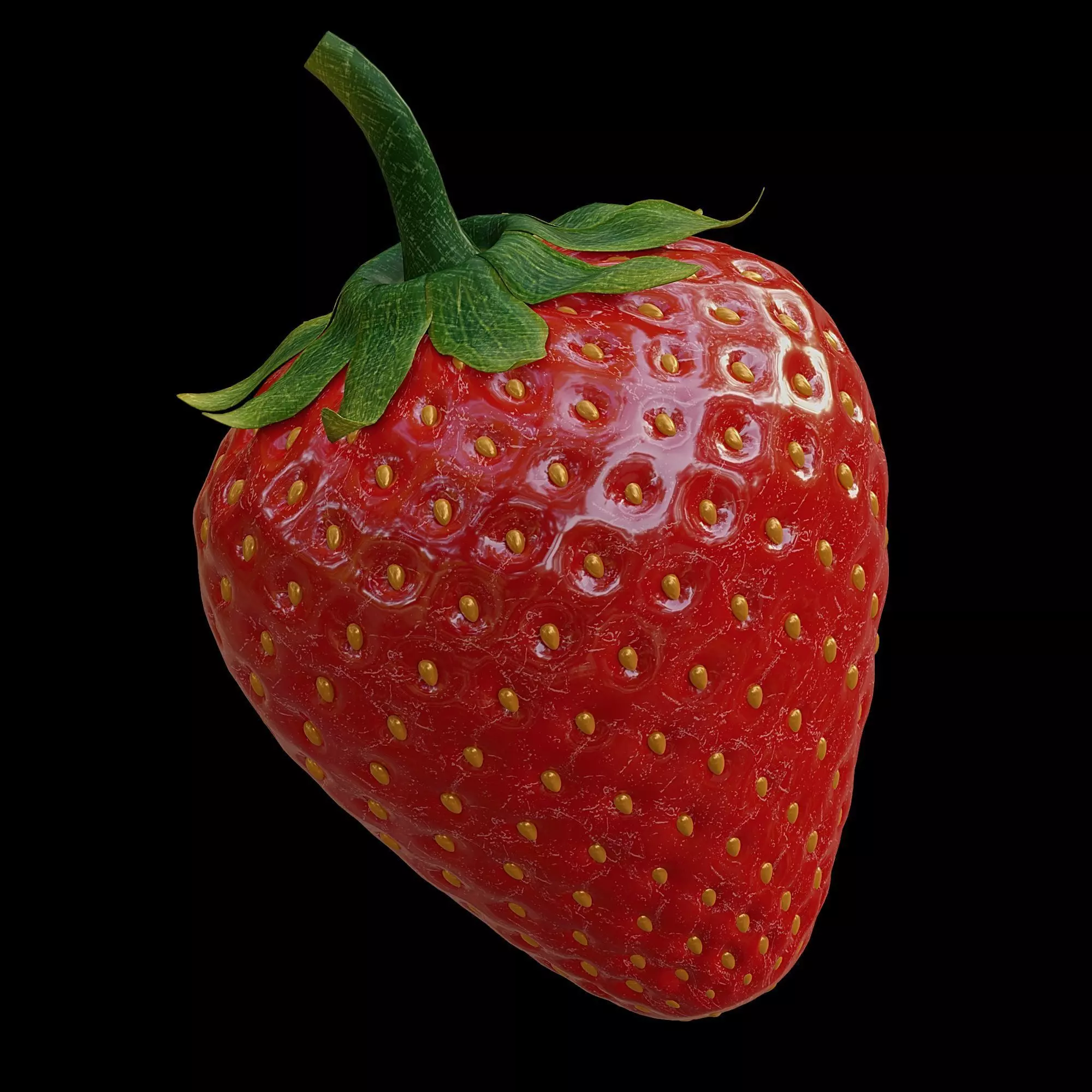 Strawberry 3D model_0