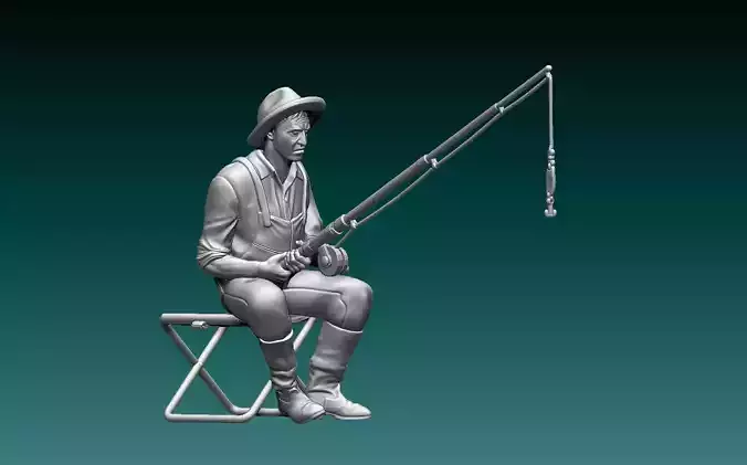 fifherman 3D print model