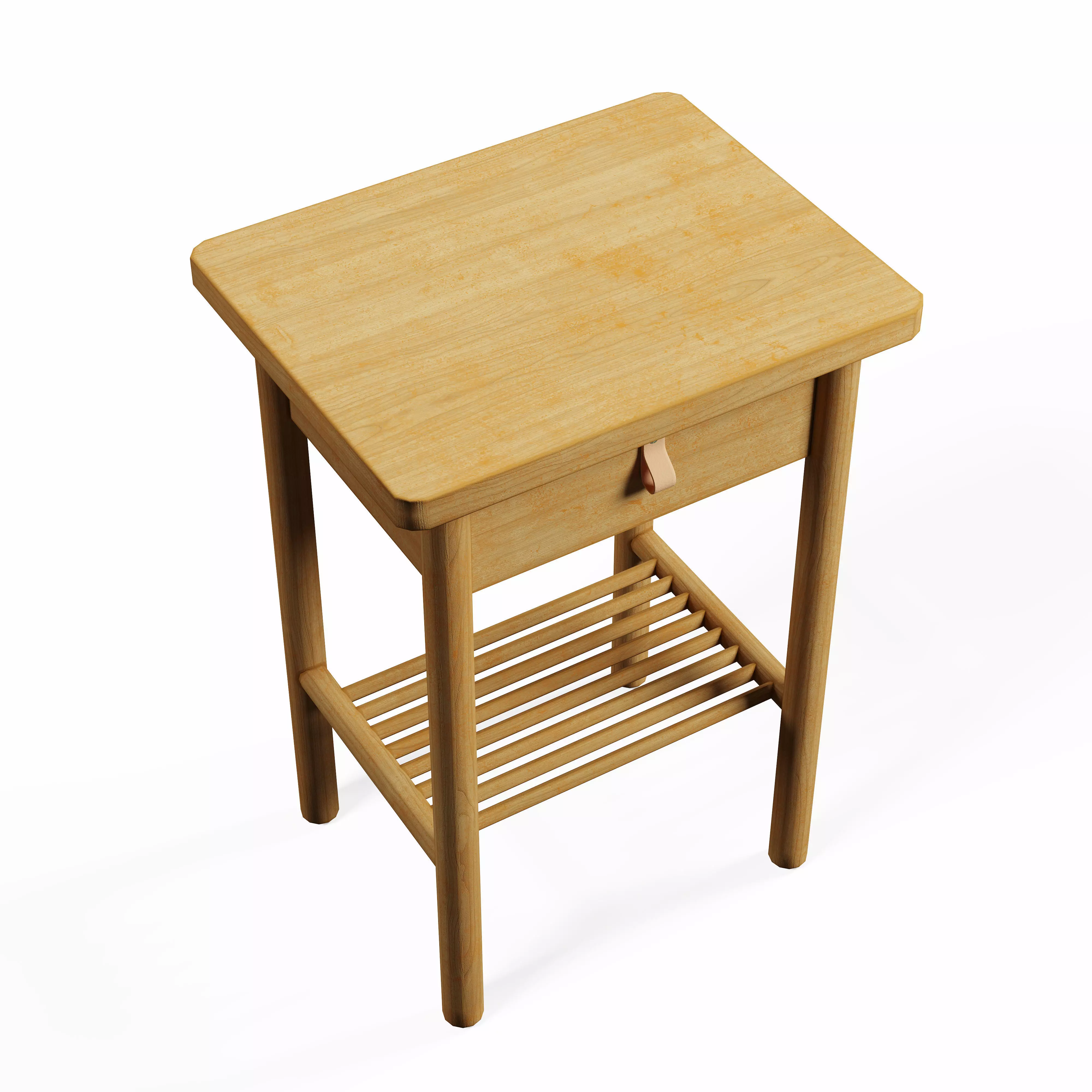 Nighstand BJORKSNAS Free 3D model_0