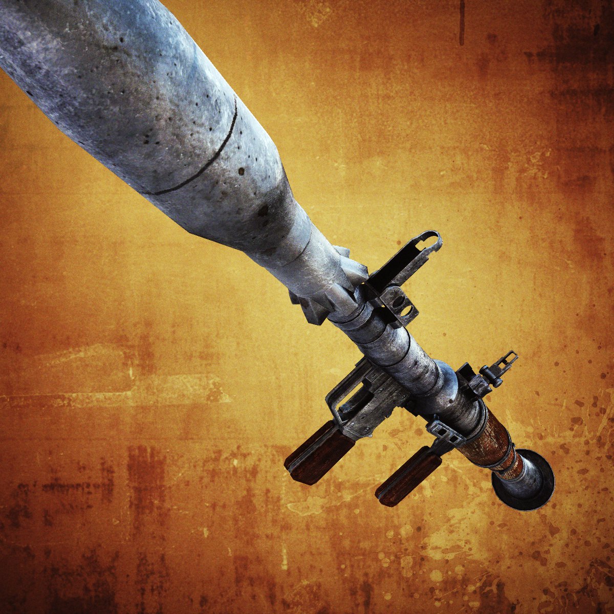 RPG-7 grenade launcher Low-poly 3D model_4