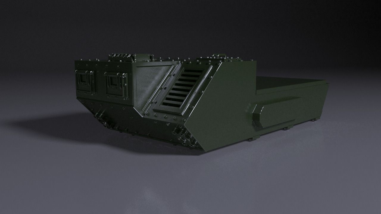 Legendary Battle Tank for 3Dprint 3D print model_9