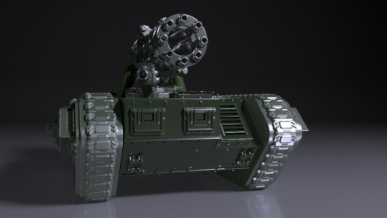 Legendary Battle Tank for 3Dprint 3D print model_6
