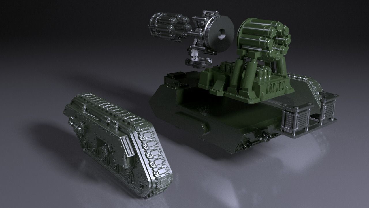 Legendary Battle Tank for 3Dprint 3D print model_5