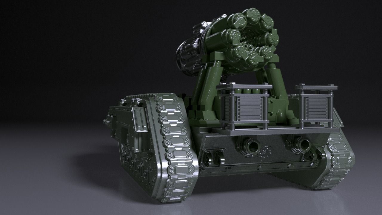 Legendary Battle Tank for 3Dprint 3D print model_3