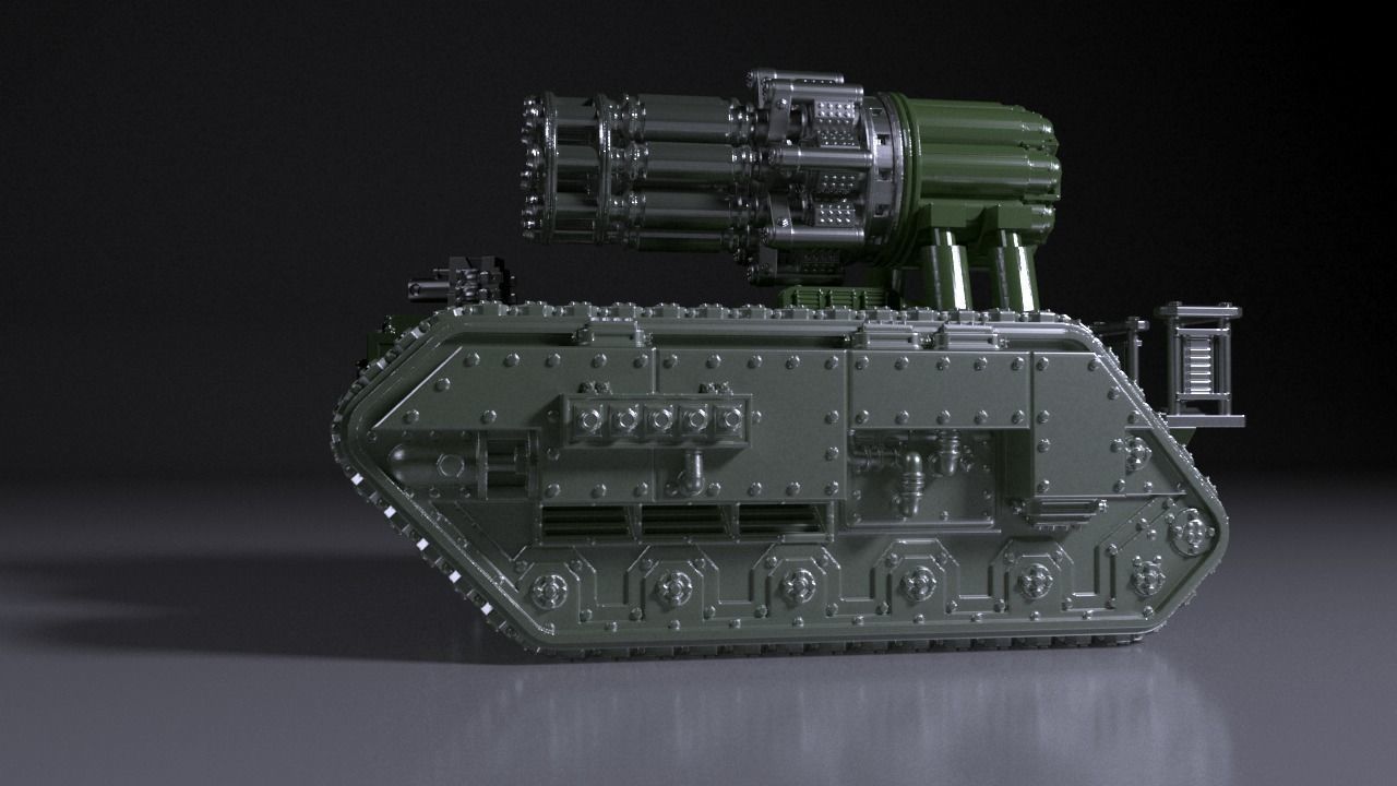 Legendary Battle Tank for 3Dprint 3D print model_2