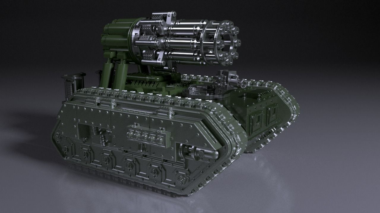 Legendary Battle Tank for 3Dprint 3D print model_7