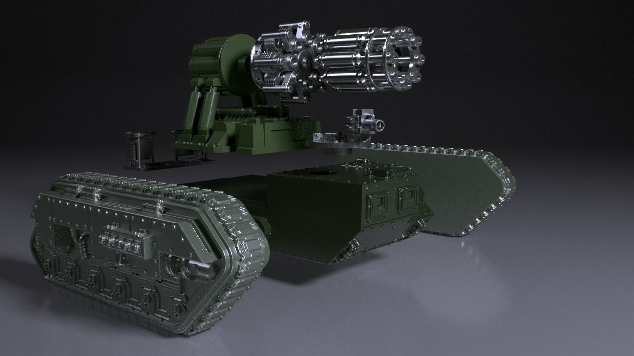 Legendary Battle Tank for 3Dprint 3D print model_8